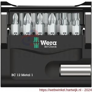 Wera Bit-Check 12 Metal 1 bit set 12 delig - H227401693 - afbeelding 2