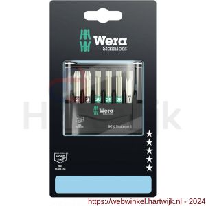 Wera Bit-Check 6 Stainless 1 ZB bit set 6 delig - H227402598 - afbeelding 2