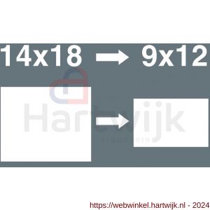 Wera 7779/2 insteekadapter 14x18 mm 14x18x9x12x52 mm - H227403902 - afbeelding 3