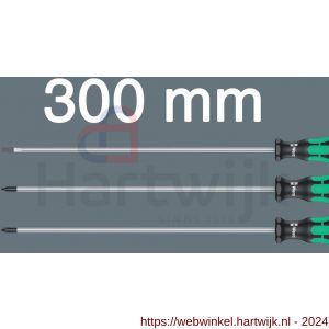 Wera 335/350/355/3 schroevendraaierset Kraftform Plus met 300 mm lange klingen 3 delig - H227404007 - afbeelding 3