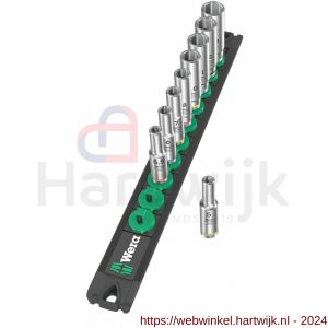 Wera Dop-magneetstrip A Deep 1 doppenset 1/4 inch aandrijving 9 delig - H227403691 - afbeelding 2