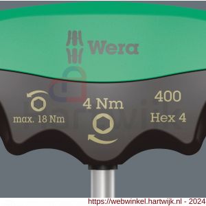 Wera 400 Hex momentschroevendraaier draaimoment-indicator 4x60 mm - H227400543 - afbeelding 7