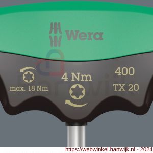 Wera 400 TX momentschroevendraaier draaimoment-indicator TX 25x60 mm 5,0 Nm - H227400546 - afbeelding 7