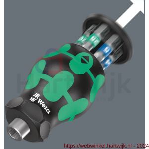 Wera Kraftform Kompakt Stubby Magazin 3 bitschroevendraaier met bitmagazijn 6 delig - H227403914 - afbeelding 4