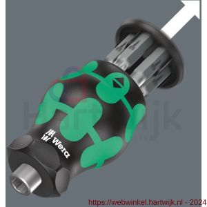 Wera Kraftform Kompakt Stubby Magazin 4 bitschroevendraaier met bitmagazijn 6 delig - H227403915 - afbeelding 3
