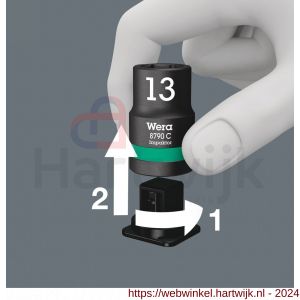 Wera Belt C Impaktor 1 doppen set met 1/2 inch aandrijving 10 delig - H227400509 - afbeelding 6