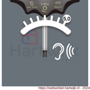 Wera 400 Hex momentschroevendraaier draaimoment-indicator 4x60 mm - H227400543 - afbeelding 4