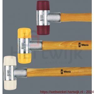 Wera 100 kunststof hamer met Celidor kop nummer 2x28 mm - H227400001 - afbeelding 3