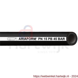 Baggerman Ariaform 15 persluchtslang 16x26 mm zwart glad - H50050974 - afbeelding 1