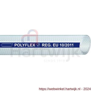 Baggerman Polyflex PVC perslucht compressorslang 19x27 mm met inlagen - H50051004 - afbeelding 1
