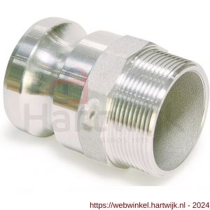 Baggerman Kamlok aluminium snelkoppeling Adaptor type 633-F mannelijk 1.1/2 inch buitendraad - H50050246 - afbeelding 1