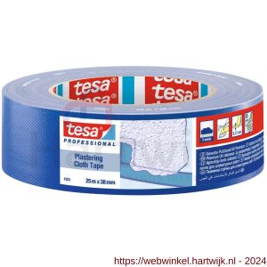 Tesa 4363 Tesakrepp 25 m x 38 mm blauw maskeertape - H11650065 - afbeelding 1