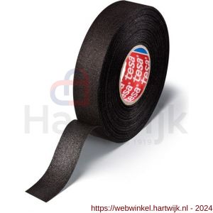 Tesa 4541 Tesaband 50 m x 15 mm zwart gemakkelijk hanteerbare ongecoate textieltape - H11650145 - afbeelding 2