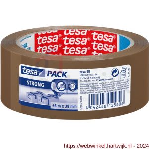 Tesa 57166 Tesapack Strong verpakkingstape bruin 66 m x 38 mm - H11650605 - afbeelding 1