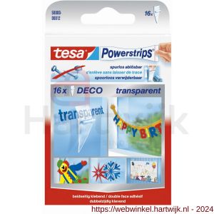 Tesa 58800 Powerstrips decostrips transparant - H11650624 - afbeelding 1