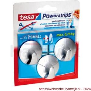 Tesa 57578 Powerstrips haakje small rond chroom - H11650380 - afbeelding 2