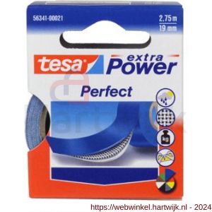 Tesa 56341 Extra Power Perfect textieltape blauw 2,75 m x 19 mm - H11650438 - afbeelding 1