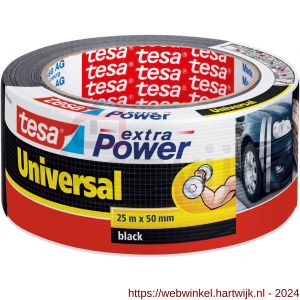 Tesa 56388 Extra Power Universal tape zwart 25 m x 50 mm - H11650361 - afbeelding 1