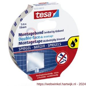Tesa 55733 Powerbond montagetape spiegels 5 m x 19 mm - H11650381 - afbeelding 1