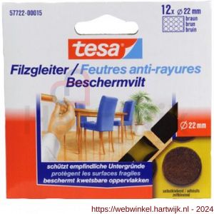 Tesa 57893 Protect vilt bruin 22 mm - H11650418 - afbeelding 2