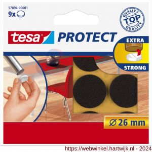 Tesa 57894 Protect vilt bruin 26 mm - H11650427 - afbeelding 1