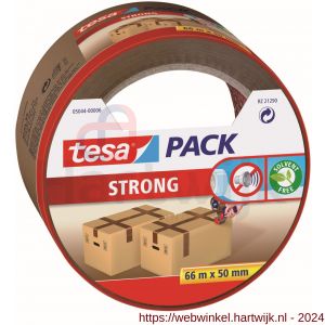 Tesa 5042 Tesapack Strong verpakkingstape transparant 66 m x 38 mm - H11650612 - afbeelding 1