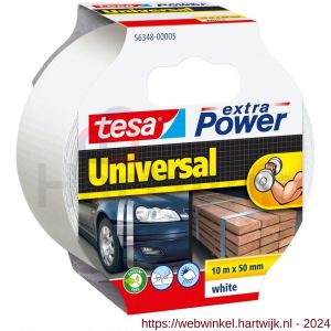 Tesa 56348 Extra Power Universal tape 10 m x 50 mm wit - H11650576 - afbeelding 1