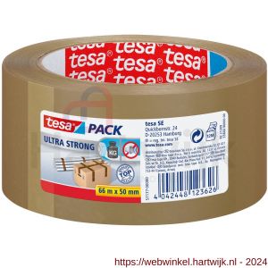 Tesa 57177 Tesapack Ultra Strong verpakkingstape 66 m x 50 mm bruin - H11650626 - afbeelding 1