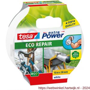 Tesa 56431 Extra Power Eco Repair textieltape 10 m x 38 mm wit - H11650628 - afbeelding 1