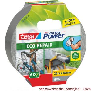 Tesa 56432 Extra Power Eco Repair textieltape 20 m x 38 mm grijs - H11650631 - afbeelding 1