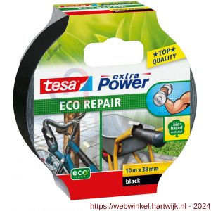 Tesa 56431 Extra Power Eco Repair textieltape 10 m x 38 mm zwart - H11650632 - afbeelding 1