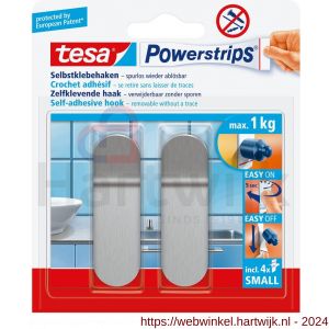 Tesa 57045 Powerstrips haak small metaal - H11650483 - afbeelding 1