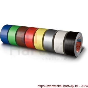 Tesa 4688 Tesaband 50 m x 50 mm zwart standaard polyethyleengecoate textieltape - H11650214 - afbeelding 1