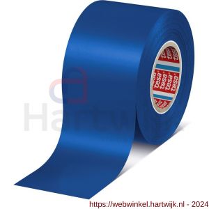 Tesa 4163 Tesaflex 33 m x 50 mm blauw Soft PVC tape - H11650246 - afbeelding 1