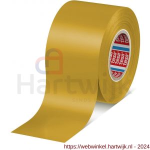 Tesa 4163 Tesaflex 33 m x 50 mm geel Soft PVC tape - H11650248 - afbeelding 1