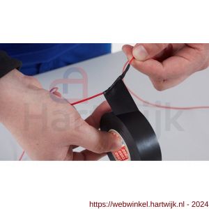 Tesa 4163 Tesaflex 33 m x 50 mm rood Soft PVC tape - H11650252 - afbeelding 3