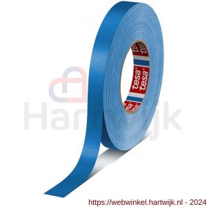 Tesa 4651 Tesaband 50 m x 19 mm blauw premium textieltape - H11650154 - afbeelding 1