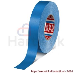Tesa 4651 Tesaband 50 m x 30 mm blauw premium textieltape - H11650163 - afbeelding 1