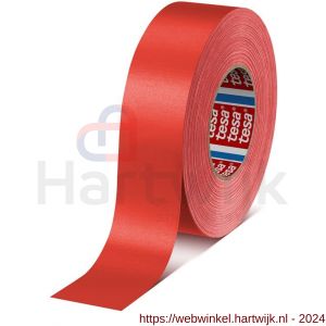 Tesa 4651 Tesaband 50 m x 50 mm rood premium textieltape - H11650174 - afbeelding 1