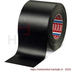 Tesa 4657 Tesaband 50 m x 100 mm zwart temperatuurbestendige textieltape - H11650193 - afbeelding 1