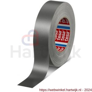 Tesa 4688 Tesaband 50 m x 38 mm grijs standaard polyethyleengecoate textieltape - H11650206 - afbeelding 1