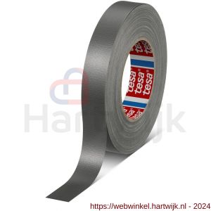 Tesa 4688 Tesaband 50 m x 25 mm grijs standaard polyethyleengecoate textieltape - H11650205 - afbeelding 1