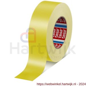 Tesa 4688 Tesaband 50 m x 50 mm geel standaard polyethyleengecoate textieltape - H11650204 - afbeelding 1