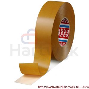 Tesa 4959 Tesafix 100 m x 50 mm transparant dubbelzijdige niet geweven tape - H11650227 - afbeelding 1