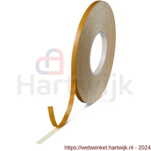 Tesa 4964 Tesafix 50 m x 9 mm wit dubbelzijdige tape met textielen drager - H11650228 - afbeelding 1