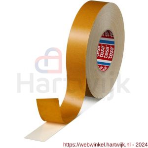 Tesa 4964 Tesafix 50 m x 38 mm wit dubbelzijdige tape met textielen drager - H11650234 - afbeelding 1