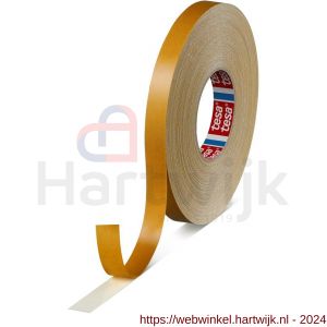 Tesa 4964 Tesafix 50 m x 19 mm wit dubbelzijdige tape met textielen drager - H11650231 - afbeelding 1