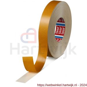 Tesa 4964 Tesafix 50 m x 30 mm wit dubbelzijdige tape met textielen drager - H11650233 - afbeelding 1