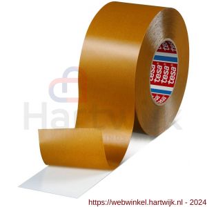 Tesa 4970 Tesafix 50 m x 75 mm wit dubbelzijdige folie tape met grote kleefkracht - H11650111 - afbeelding 1