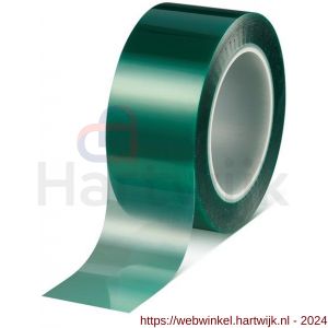 Tesa 50600 Tesaband 66 m x 50 mm groen polyester-silicone masking tape - H11650130 - afbeelding 2